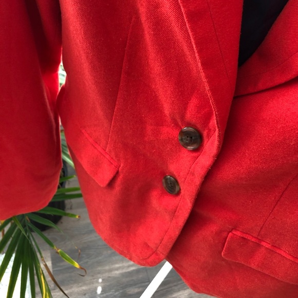 Two-Button Wool Blazer Jacket - Picture 7 of 8